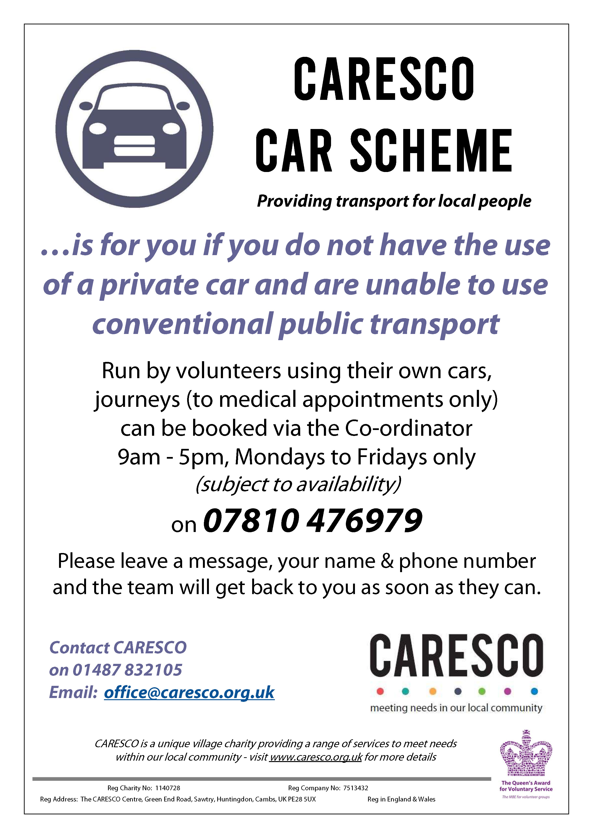 car scheme poster