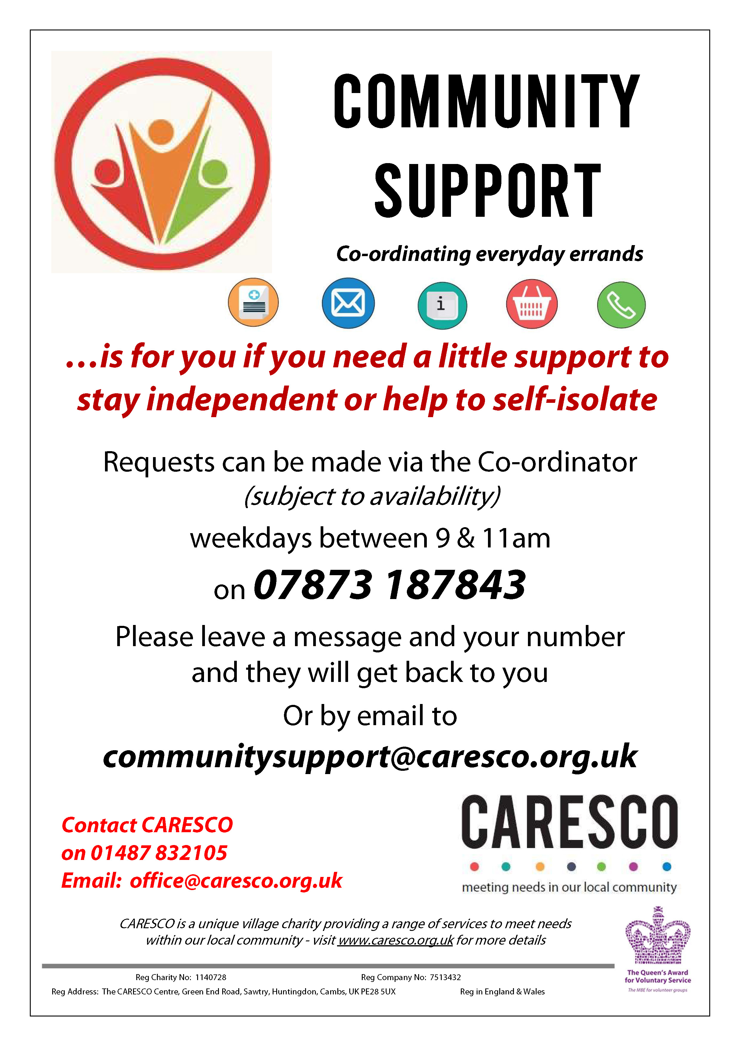 community support poster